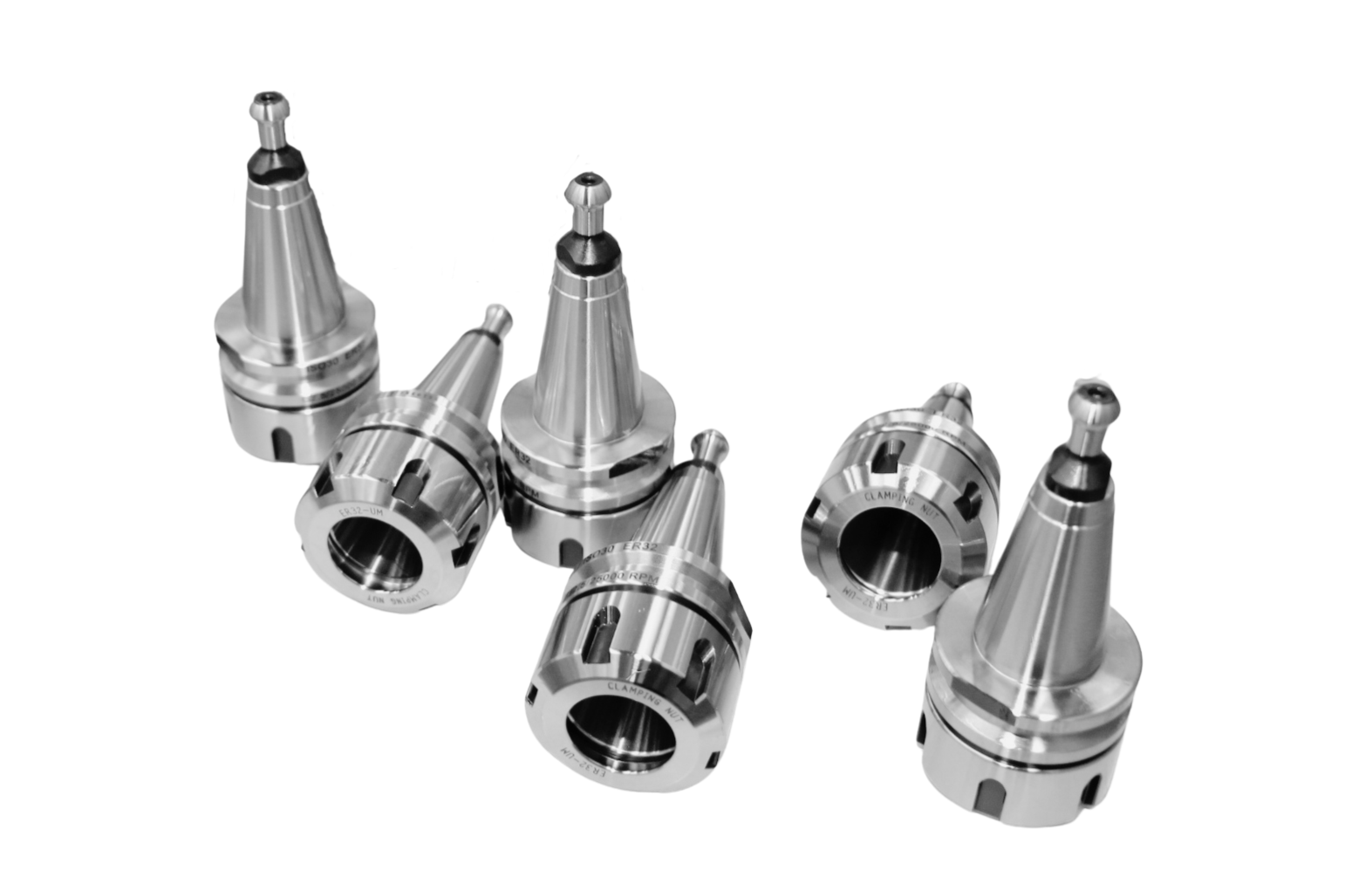 ATT0007 - ISO30-ER32 Tool Holder Cones - set of 6