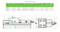 ATT0009 - Morsa per CNC - 3000 kg