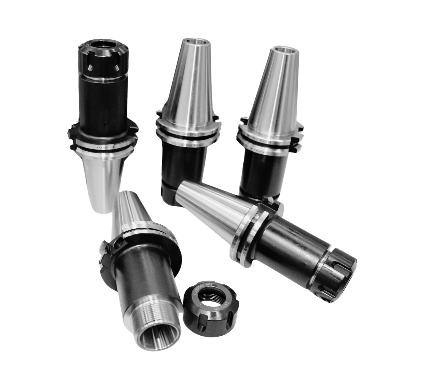 ATT0024 - SK40-ER25-100 Tool Holder Chuck - 5-piece set
