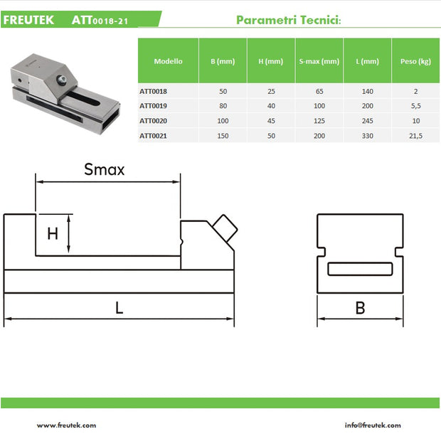 ATT0021 - Precision vice (150x200 mm)