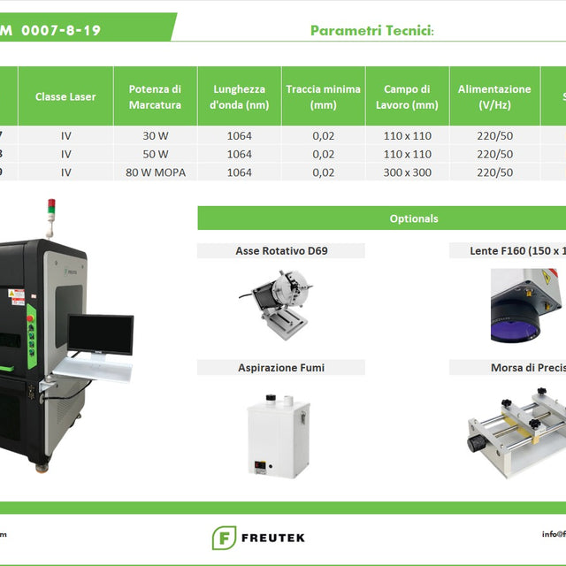 LMM0019 - All-in-One Fiber Laser Marker 80W, 300 x 300 mm