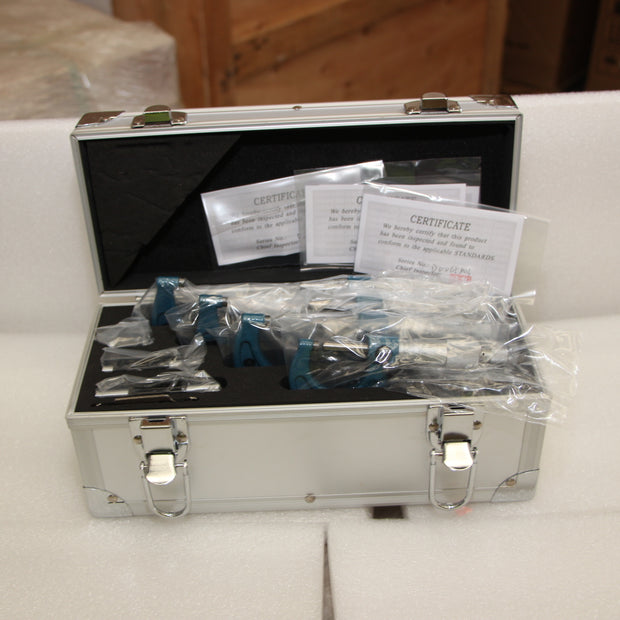 SDM0054 - Set of 4 External Centesimal Micrometers 0-100 x 0.01mm