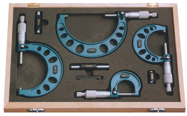 SDM0055 - Set of 4 External Micrometers 0-100 x 0.001mm