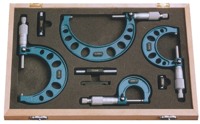 SDM0055 - Set of 4 External Micrometers 0-100 x 0.001mm