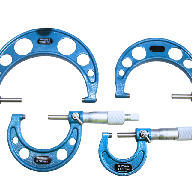 SDM0055 - Set di Micrometri Millesimali ad Arco per Esterni 0-100mm (4 unità)