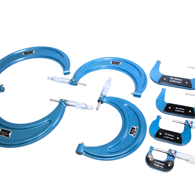 SDM0056 - Set di Micrometri Millesimali per Esterni 0-200mm (8 unità)