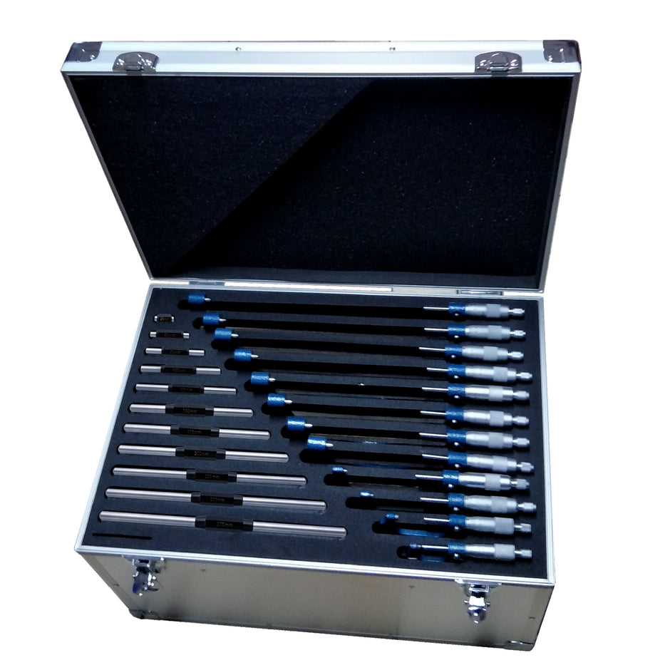 SDM0056 - Set of 8 External Micrometers 0-200 x 0.001mm