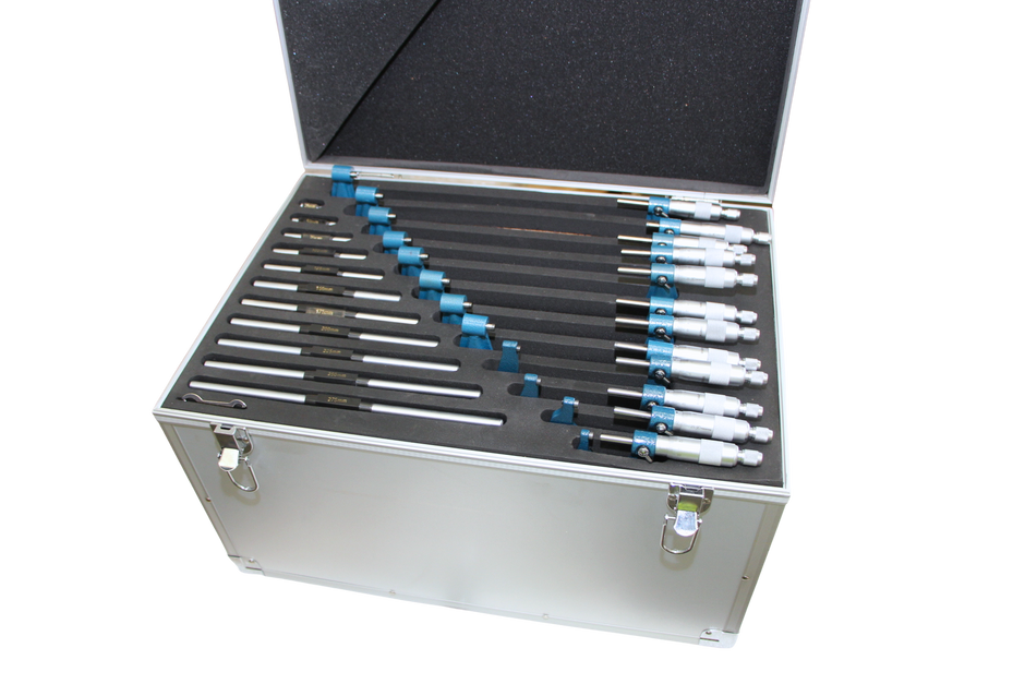 SDM0057 - Set di Micrometri Centesimali per Esterni 0-300mm (12 unità)