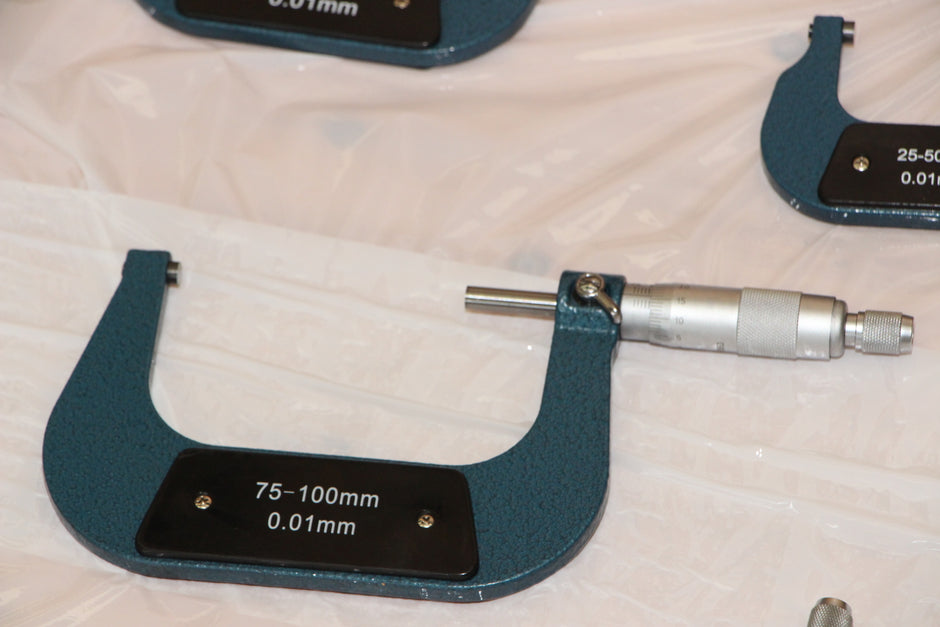 SDM0057 - Set of 12 External Centesimal Micrometers 0-300 x 0.01mm