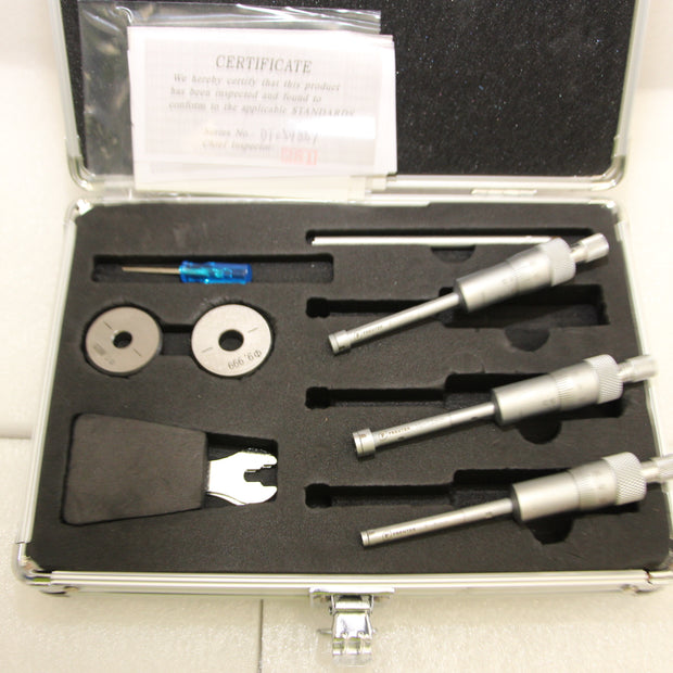 SDM0064 - Set of 3 pcs three-point internal micrometers 6-12 x 0.001mm