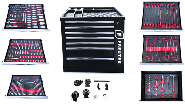 TOL2801 - 280-Piece Tool Chest with Side Cabinet